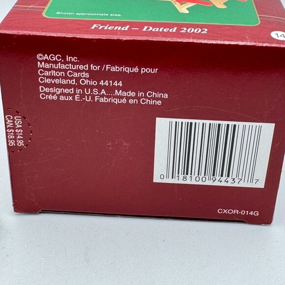 Carlton Cards Heirloom Collection 2002 Friends Ornament Vintage - Picture 13 of 13